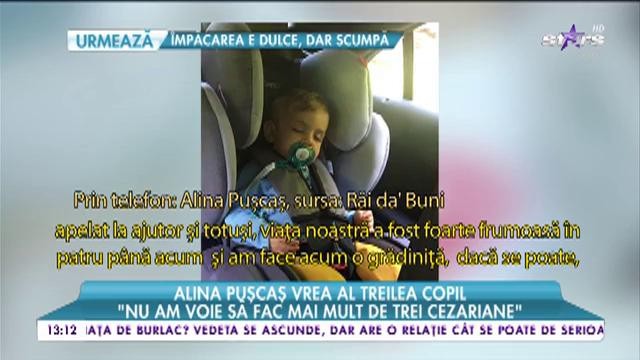 Alina Pușcaș vrea al treilea copil, dar medicii i-au interzis!