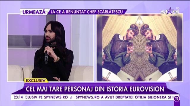 Conchita Wurst de România, apariţie de senzaţie la Agentul VIP! "Foarte multă lume îmi spune că semăn cu Conchita"