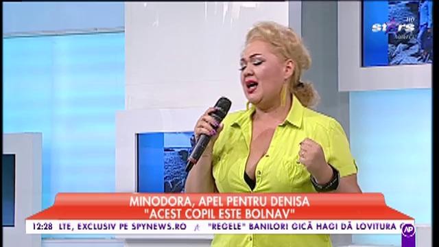 Minodora, APEL CU LACRIMI &Icirc;N OCHI la TV, după ce a aflat cum se simte &icirc;n prezent Denisa Răducu: "Nu este bine, nu vrea să arate că suferă"