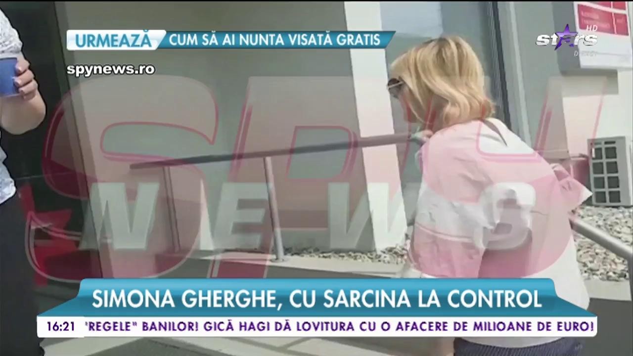 Simona Gherghe, cu sarcina la control! Prezentatoarea a ajuns la medicul care o supravegheză
