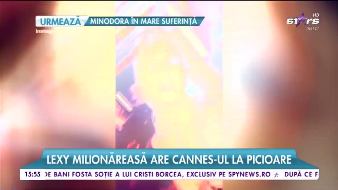 Lexy Milionăreasă are Cannes-ul la picioare! Imagini de la super-petrecerea dată de ea noaptea trecută