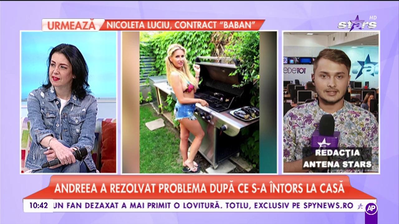 Andreea Banică a declanşat alarmă antifurt &icirc;ntr-un magazin