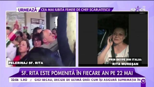 Rita Mureşan, pelerinaj &icirc;n Italia: "Am pl&acirc;ns, pentru că e prima dată c&acirc;nd am văzut aşa ceva"