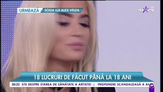 Calina, apariţie de FATĂ REA! Cum a venit fata Catincăi Roman la tv