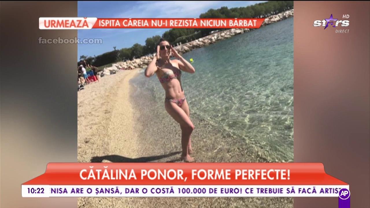 Catalina Ponor, un trup de invidiat! Gimnasta s-a fotografiat &icirc;n costum de baie pe plajă &icirc;n Grecia