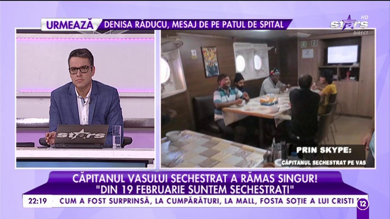 Căpitanul vasului sechestrat a rămas singur! MĂRTURII CUTREMURĂTOARE: "Nu am apă, stau &icirc;n beznă de trei zile"