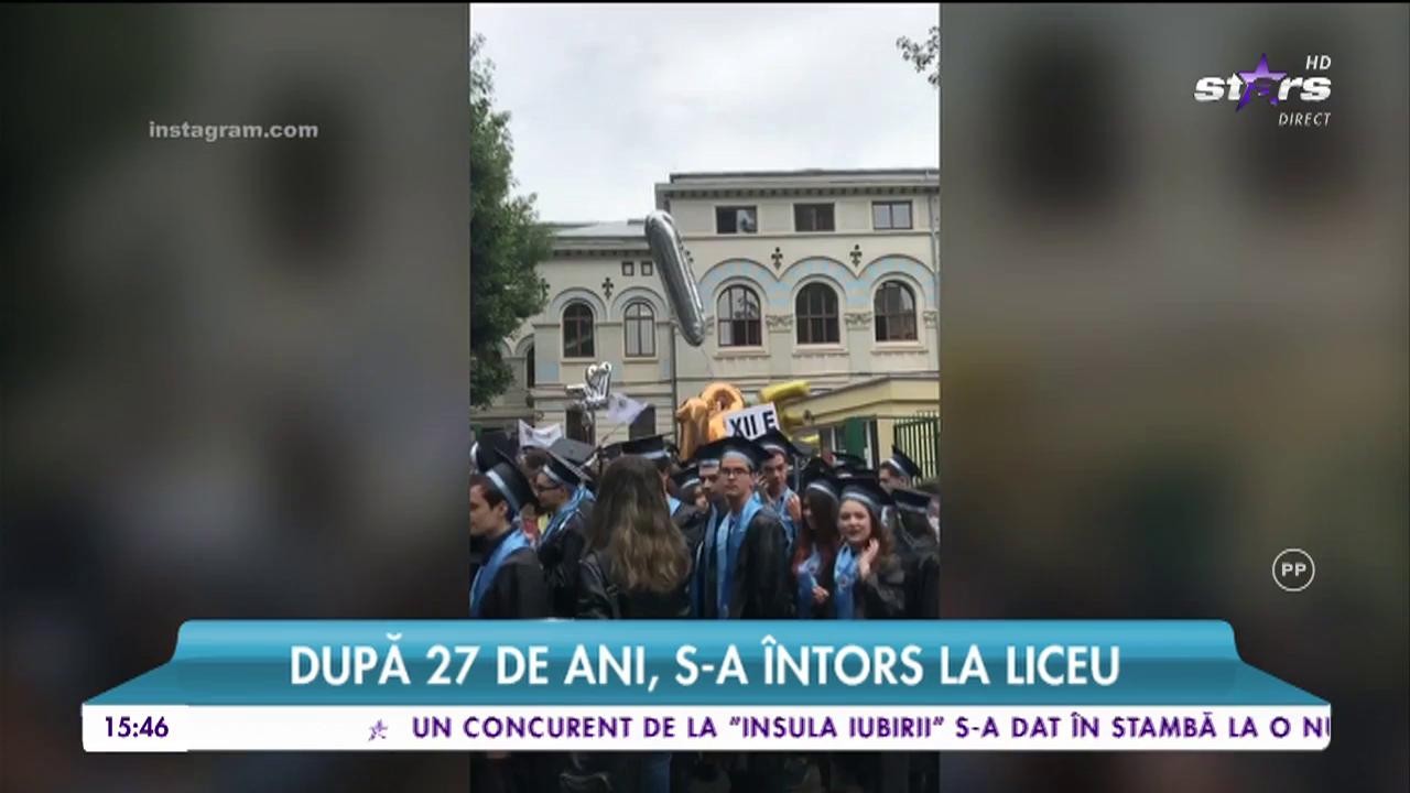 Andreea Esca, din nou pe băncile şcolii