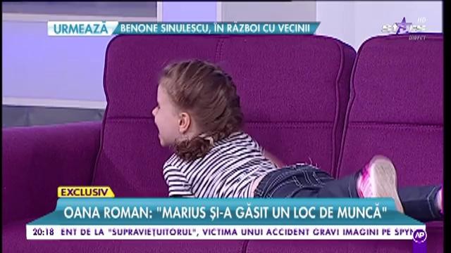 Oana Roman: &rdquo;Marius și-a găsit un loc de muncă&rdquo;
