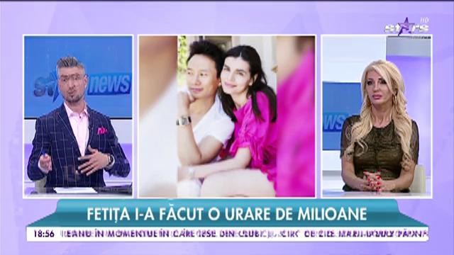 Irinel Columbeanu, lăsat fără cuvinte de Irinuca! Fetiţa i-a făcut o urare de milioane