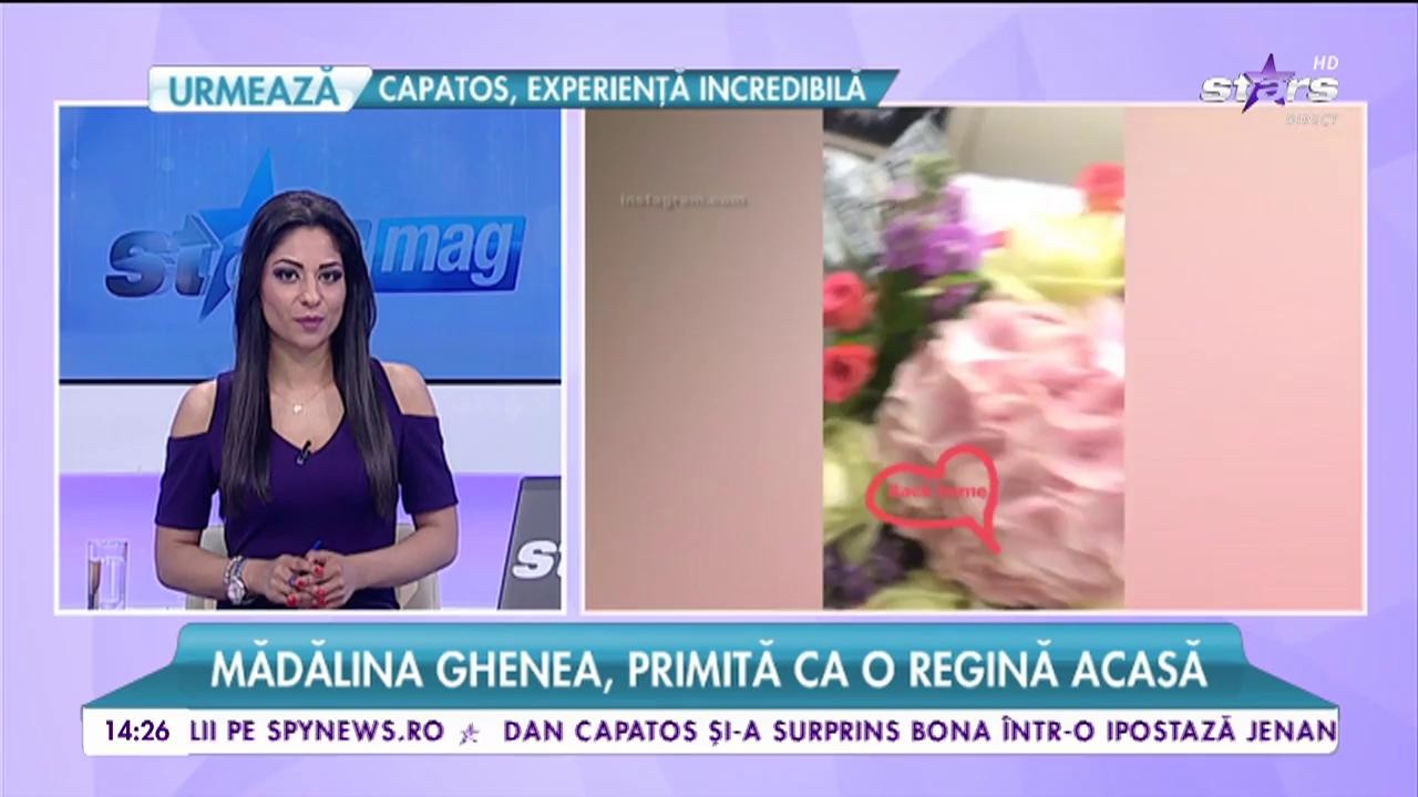 Mădălina Ghenea, primită ca o regină acasă! Soţul ei a &icirc;nt&acirc;mpinat-o cu flori şi cadouri