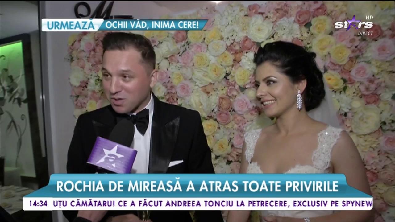 Au strălucit &icirc;n cea mai importantă zi din viaţa lor! Piticu' şi Dariana au devenit soţ şi soţie