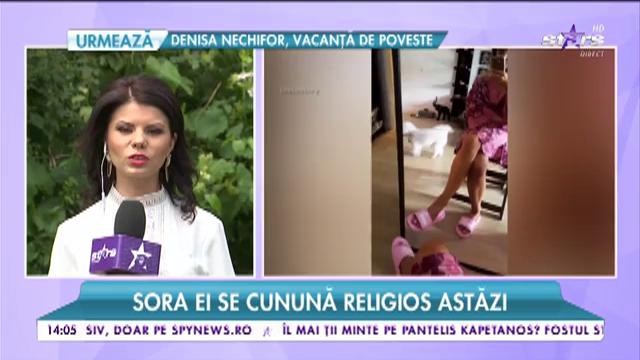 Zi mare &icirc;n familia Deliei! Sora ei se cunună religios astăzi