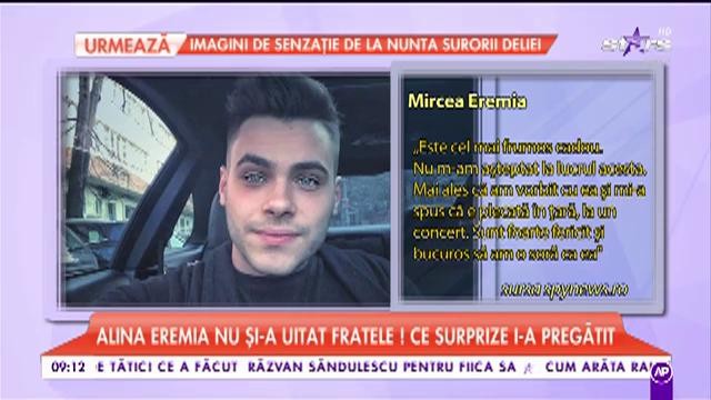 Alina Eremia a avut grijă ca petrecerea de ziua fratelui ei să fie una de neuitat