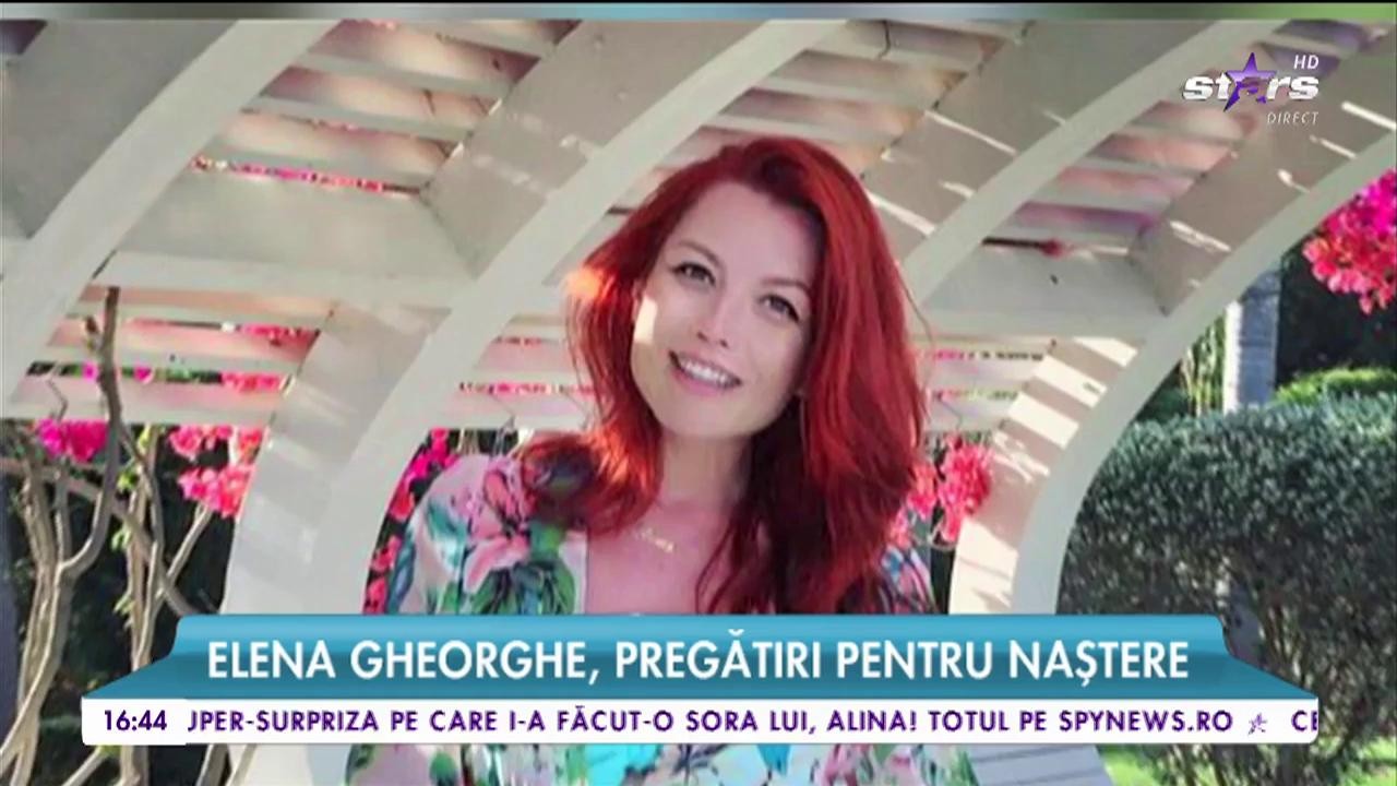 Elena Gheorghe, pregătiri pentru naştere! Ce plănuieşte pentru fetiţa ei