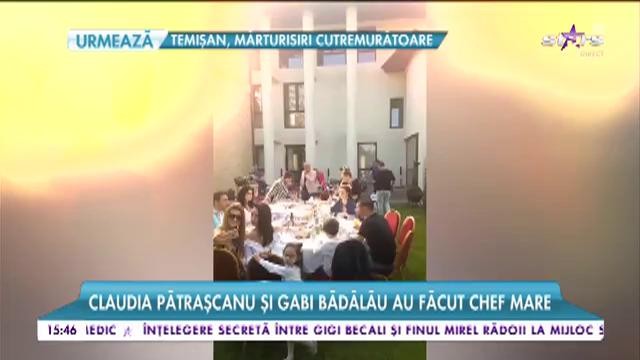 Au aniversat un an de căsnicie cu lăutari! Claudia Pătraşcanu şi Gabi Bădălău au făcut chef mare