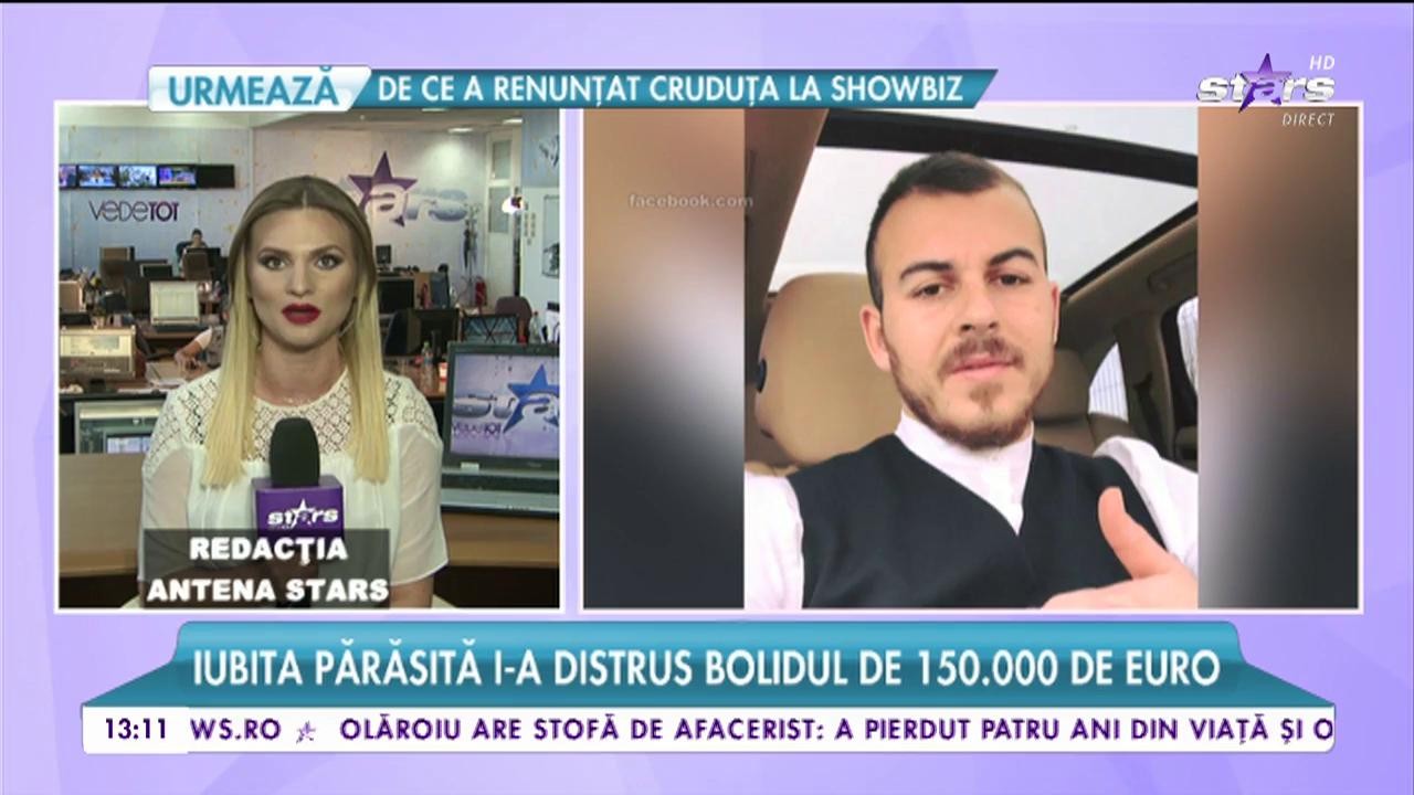 Denis Alibec s-a trezit cu maşina vandalizată