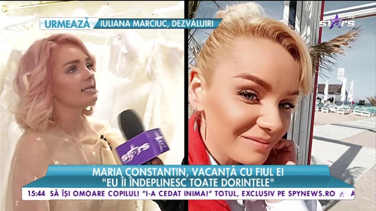 Maria Constantin, vacanţă cu fiul ei! Vedeta face totul pentru băieţelul ei