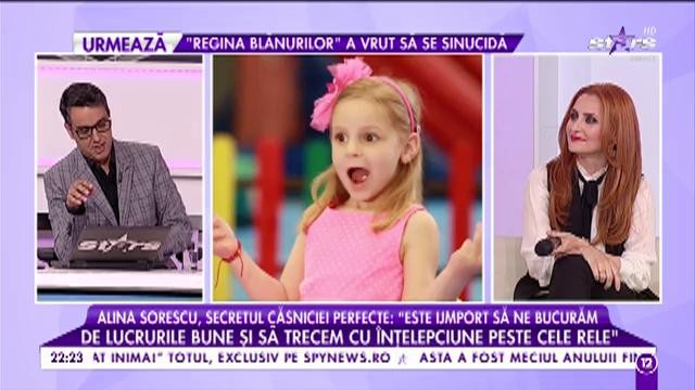Alina Sorescu, secretul căsniciei perfecte: "Este important să ne bucurăm de lucrurile bune și să trecem cu &icirc;nțelepciune peste cele rele"