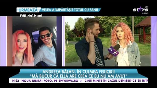 Andreea Bălan, &icirc;n culmea fericirii