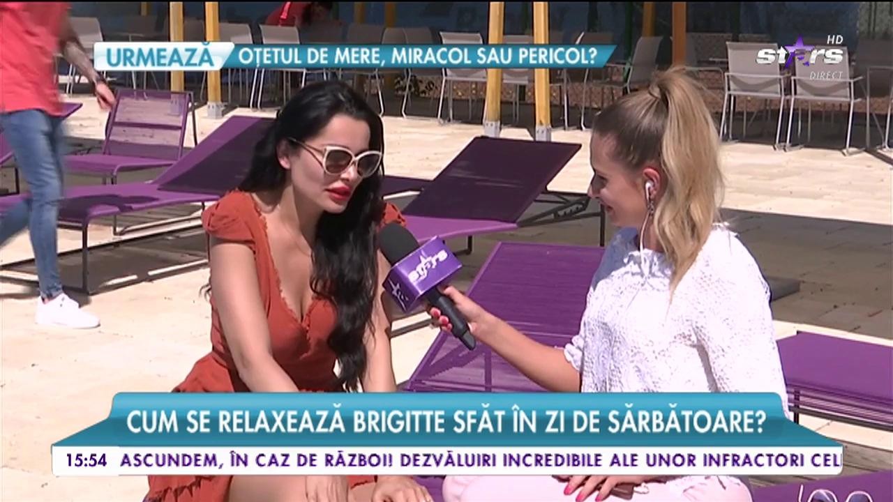 Cum se relaxează Brigitte Sfăt &icirc;n zi de sărbătoare?