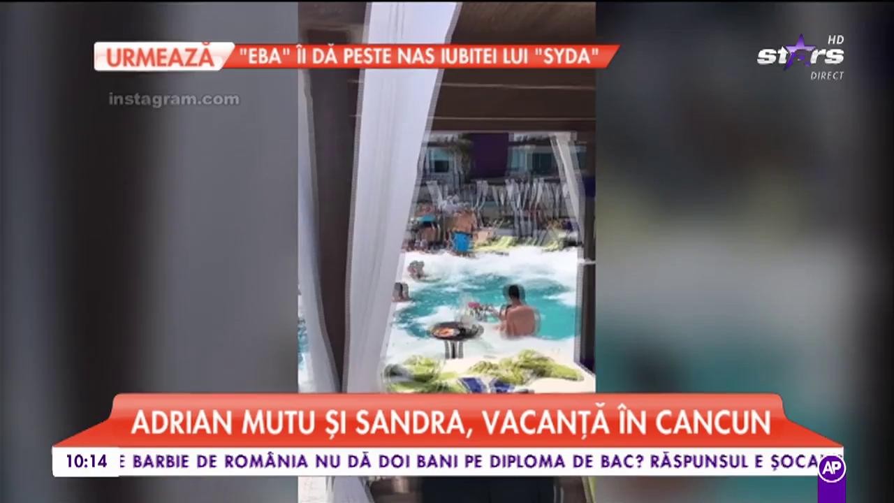 Adrian şi Sandra Mutu, vacanţă de vis &icirc;n Cancun