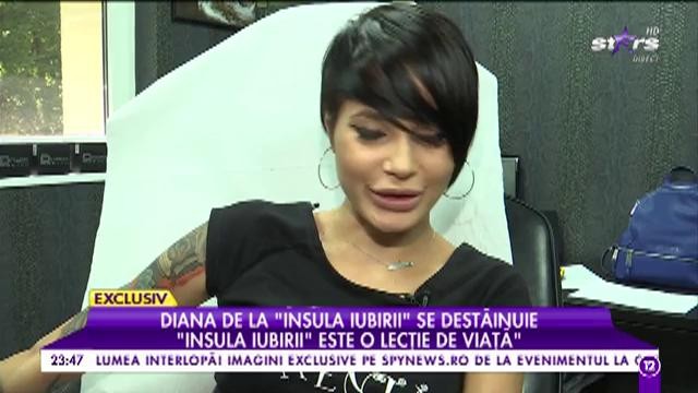 Diana de la "Insula Iubirii" se destăinuie. Diana: "Insula Iubirii este o lecţie de viaţă"