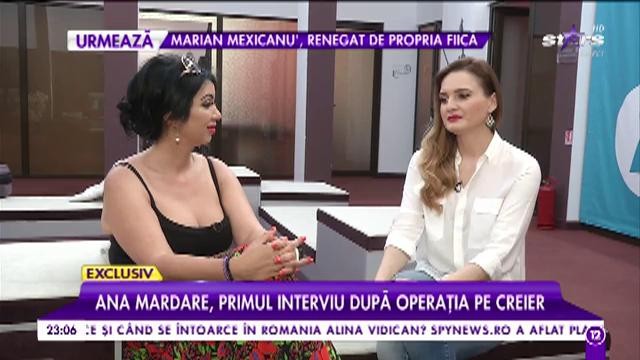 Ana Mardare, primul interviu după operația pe creier: "Am &icirc;nvățat să măn&acirc;nc, să merg ș să vorbesc din nou"