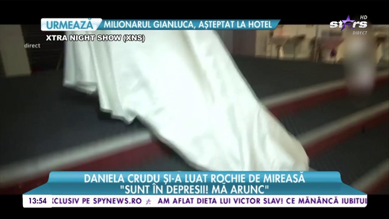 Daniela Crudu şi-a luat rochie de mireasă