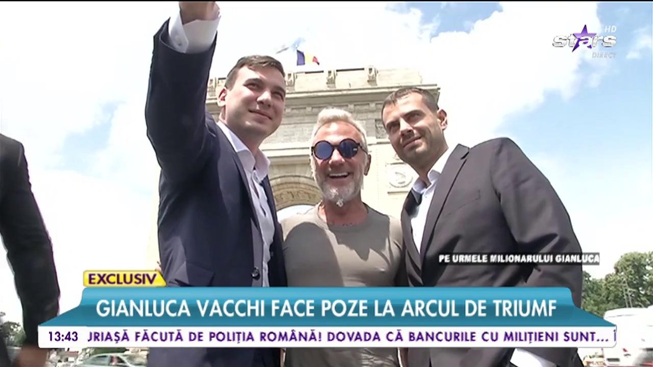 Gianluca Vacchi  a ajuns &icirc;n Rom&acirc;nia partea 2