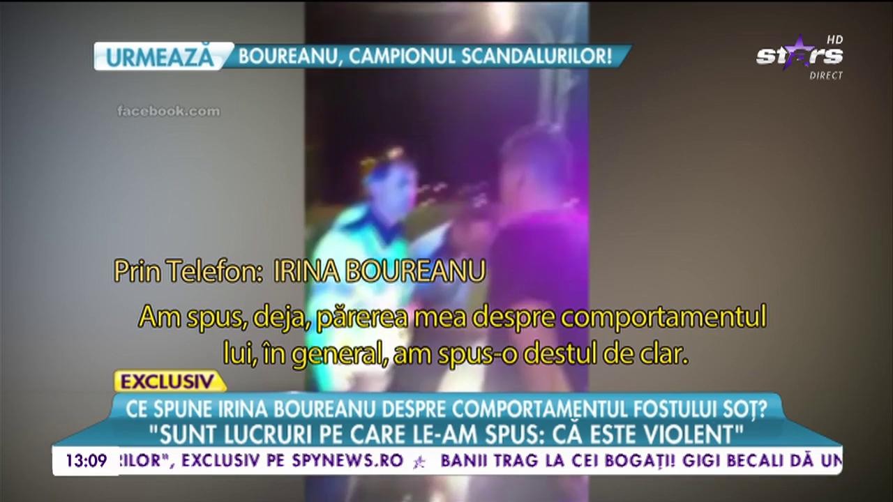 Fosta soţie a lui Boureanu, primele declaraţii după scandal!