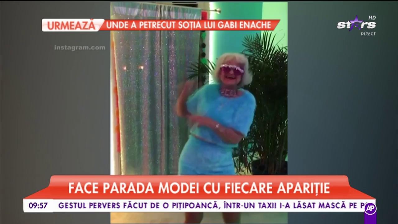 Fotomodel pentru o casă de modă, la 86 de ani!