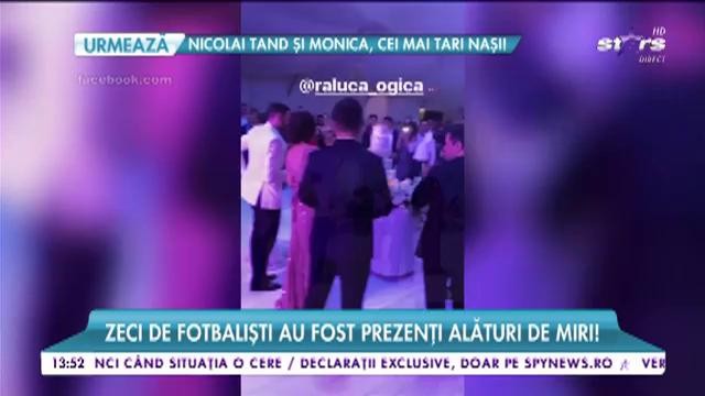 Dive de capitală şi fotbalişti celebri la nunta Ralucăi Ogică! Super artişti au &icirc;ntreţinut atmosfera, iar petrecerea a ţinut p&acirc;nă &icirc;n zori