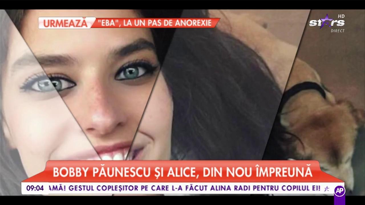 Alice Peneacă şi Bobby Păunescu sunt din nou &icirc;mpreună