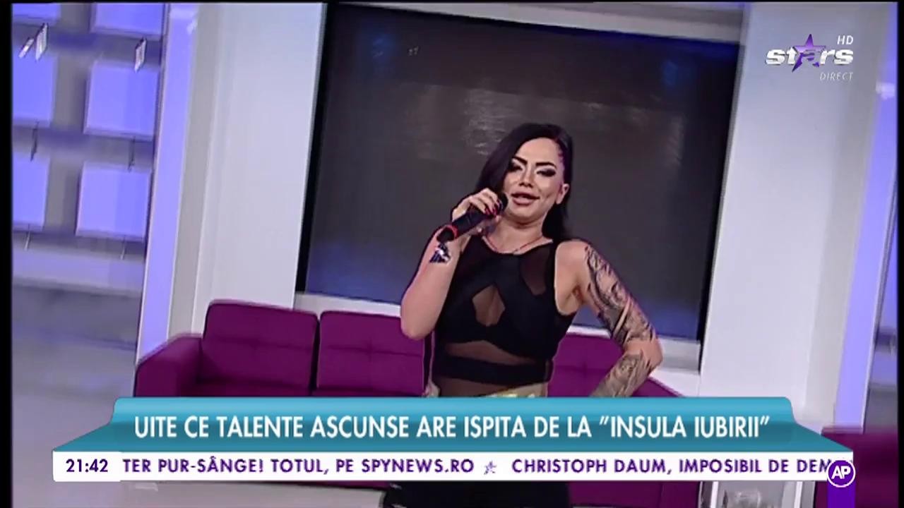 Uite ce talent ascuns are ispita cu privire de felină de la &rdquo;Insula Iubirii&rdquo;. MC Anuryh - &rdquo;Uită-te, dar nu atinge&rdquo;