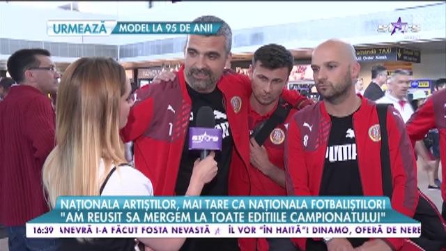 Naționala Artiștilor, mai tare ca naționala de fotbal! "Am fost cea mai titrată țară!"
