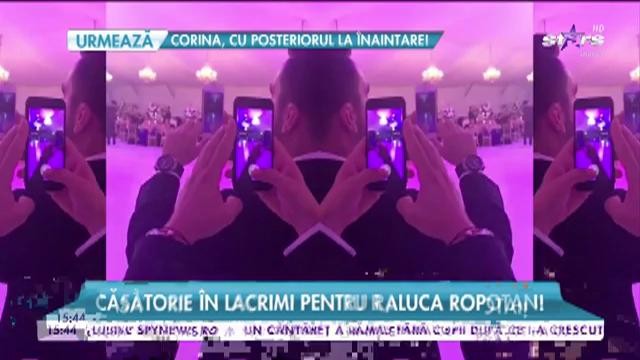 Căsătorie &icirc;n lacrimi pentru Raluca Ropotan! Fiica lui Ogică nu s-a mai putut abține!