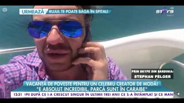 Vacanţă de poveste pentru un celebru creator de modă! Stephan Pelger se relaxează pe plaja milionarilor!