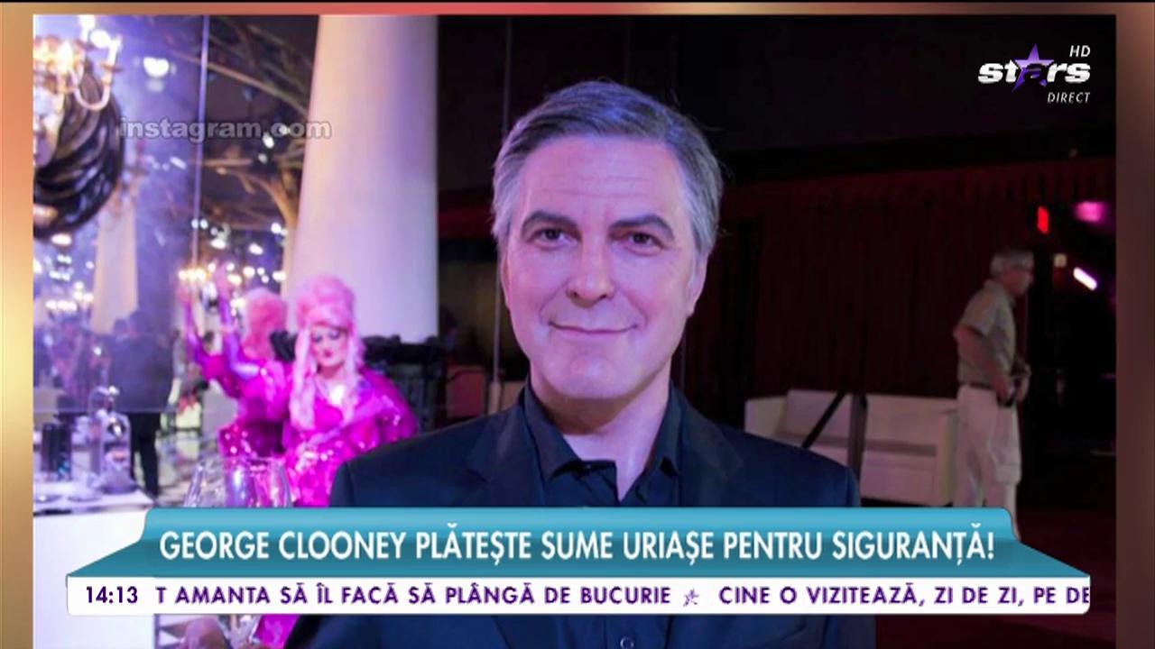 George Clooney plăteşte sume uriaşe pentru siguranţă! Bodyguarzii plătiţi de actor sunt recompensaţi regeşte!