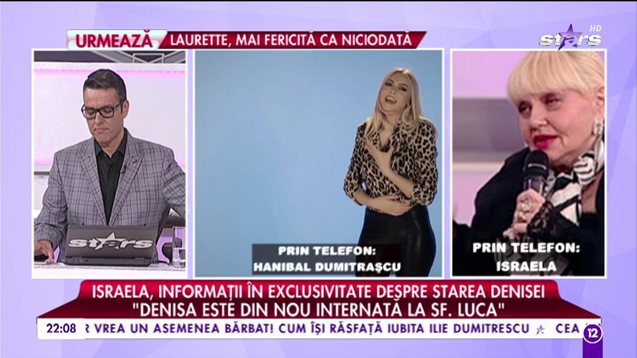 Israela, noi informații despre starea Denisei Răducu: &rdquo;Este internată la spitalul Sf&acirc;ntul Luca. Familia nu-i dă tratamentul prescris de medici!&rdquo;