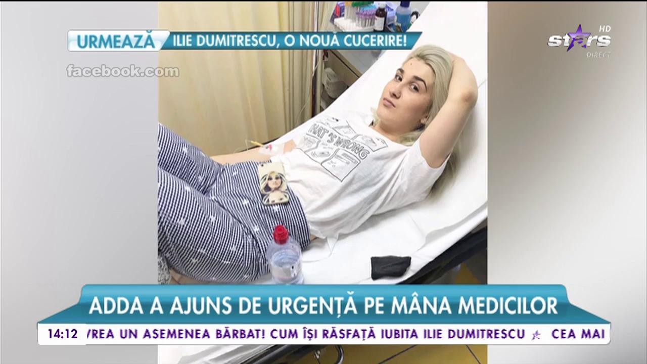 Adda a a ajuns de urgență pe m&acirc;na medicilor! Artista a leșinat pe stradă