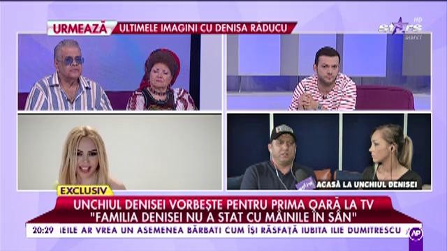 Unchiul Denisei Răducu vorbește pentru prima oară la TV: &rdquo;C&acirc;nd a &icirc;nceput tratamentul naturist, Denisa s-a simțit mai rău. Mama ei pl&acirc;nge continuu&rdquo;
