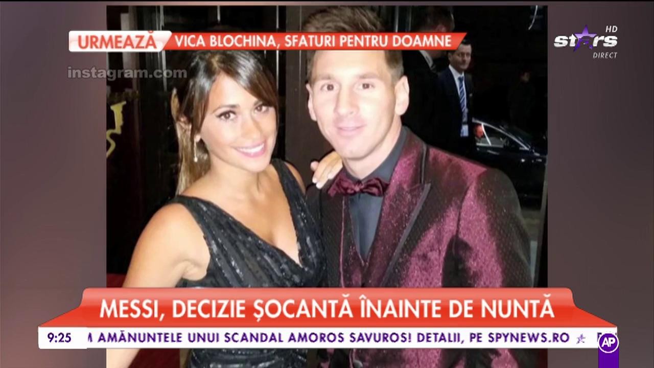 Messi a decis să o concedieze pe organizatoarea nunții lui