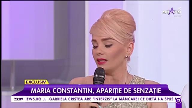 Maria Constantin i-a făcut &icirc;n direct, la TV, o urare Gabrielei Cristea, care urmează să nască! Nimeni nu se aştepta la aşa mesaj!