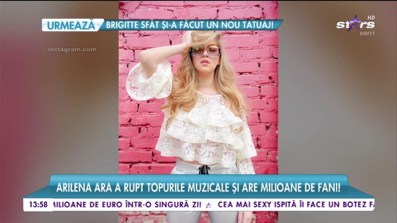 Arilena Ara a rupt topurile muzicale! Are doar 18 ani și un succes uriaș!