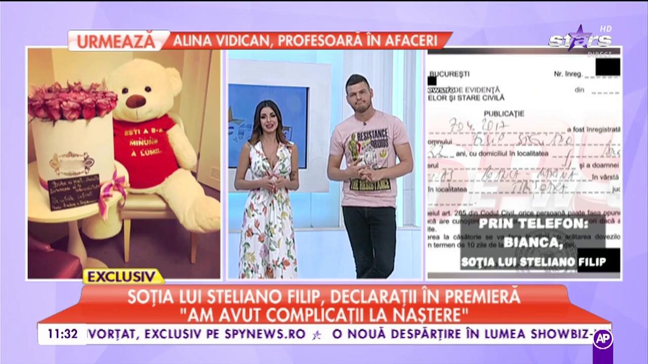 Steliano Filip a devenit tătic pentru prima dată: "Fetița a primit nota 10 la naștere"