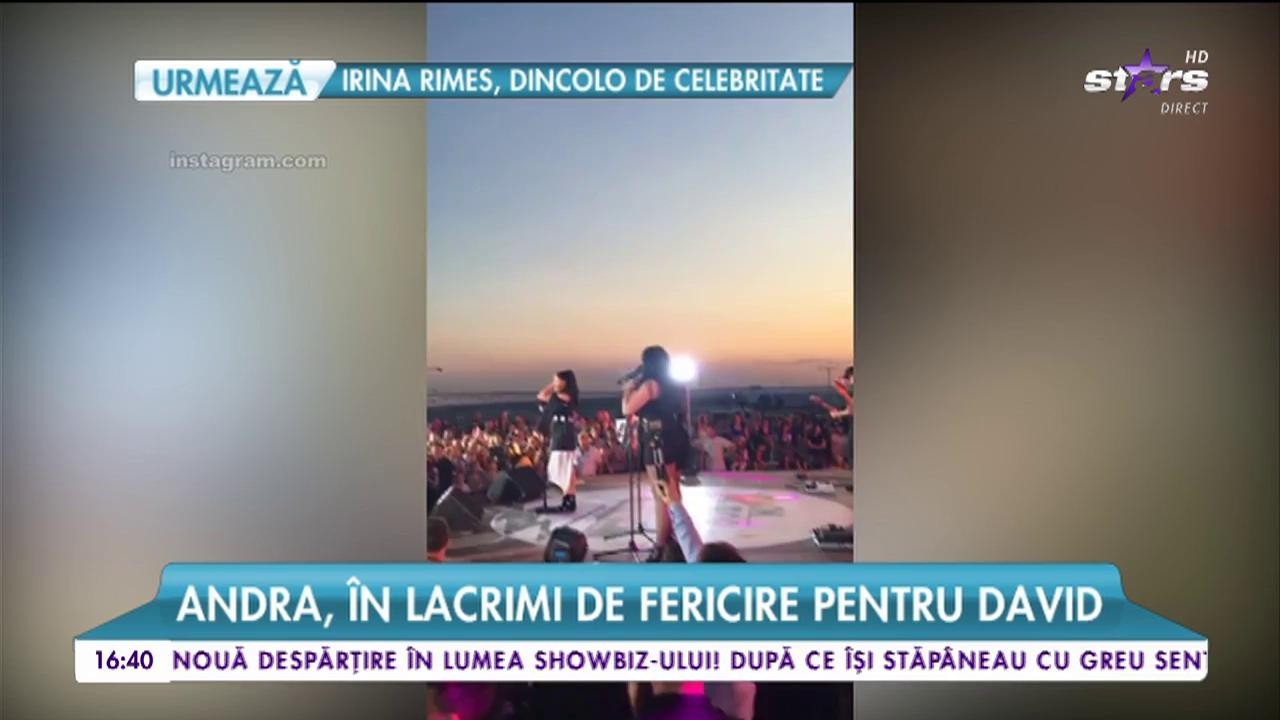 Andra, &icirc;n lacrimi &icirc;n faţa băieţelului ei! Ce a făcut-o să pl&acirc;ngă pe frumoasa artistă