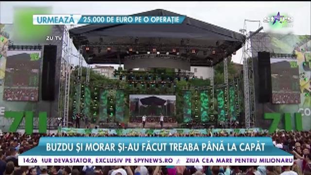 Cel mai mare concert al anului, &icirc;ntrerupt de furia naturii. Buzdu şi Morar şi-au făcut treaba p&acirc;nă la capăt