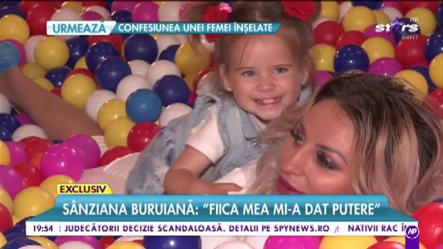 S&acirc;nziana Buruiană este mămică model. Uite c&acirc;t de scumpă este fetița ei