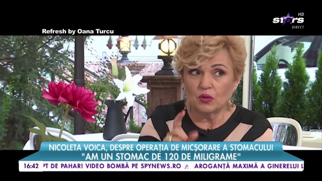 Nicoleta Voica, despre operaţia de micşorare a stomacului "Am auzit de dieta Madonnei şi am văzut că lucrează"
