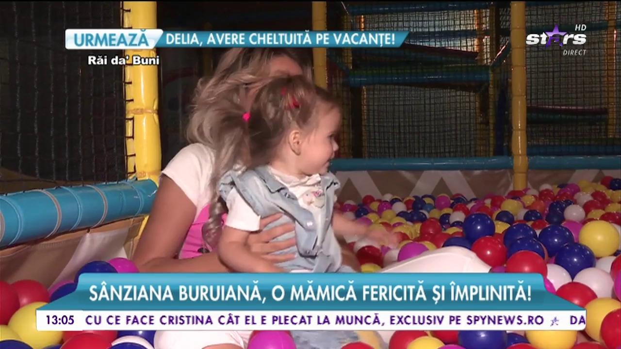 S&acirc;nziana Buruiană, o mămică fericită şi &icirc;mplinită!
